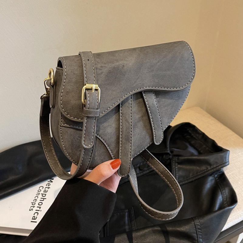 Trendy Small For Women 2026 Spring Summer New Fashion Underarm Simple Saddle Korean Style Shoulder Crossbody Bag