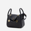 Gold clasp small black