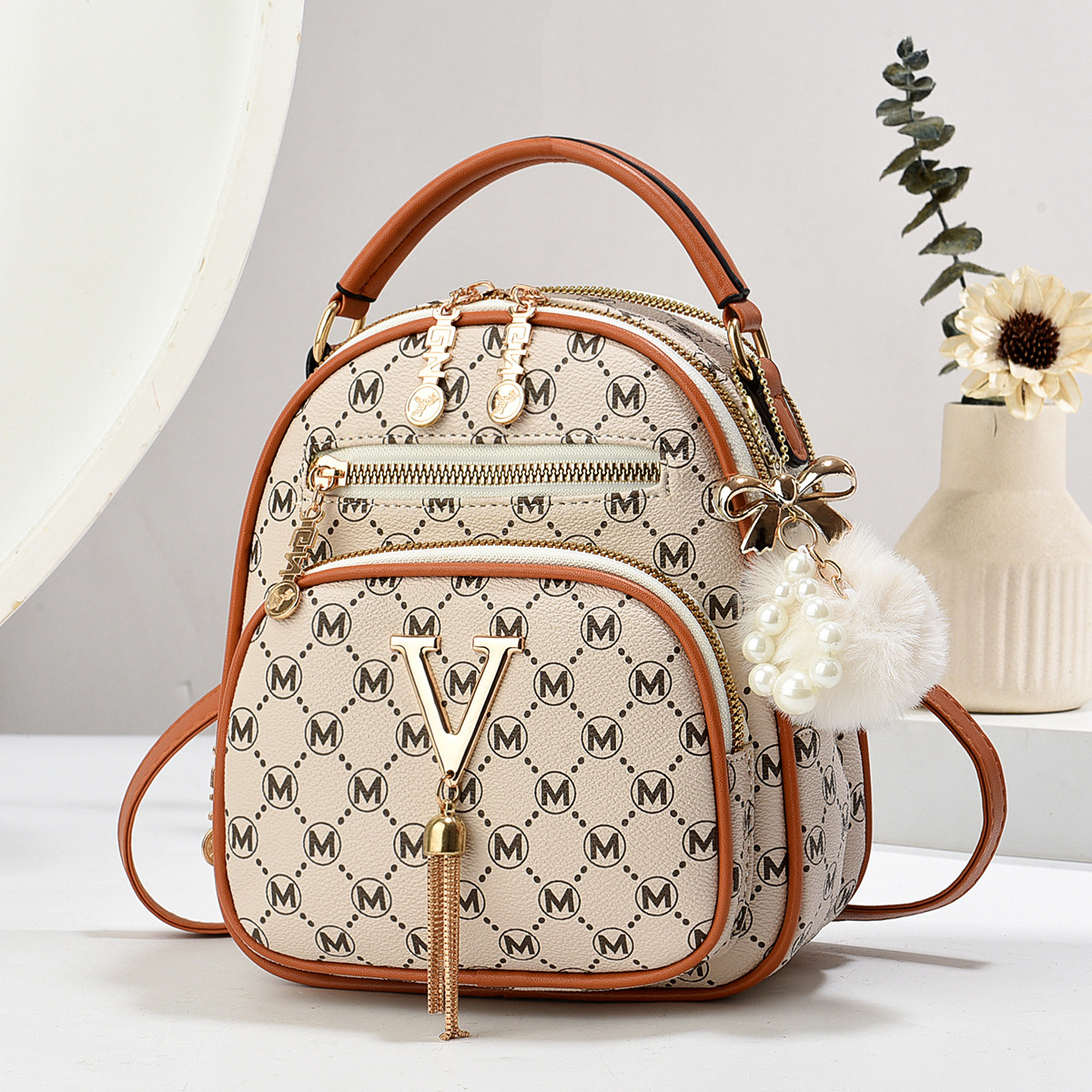 Women's Casual Fashion Backpack New Style For Female Students Luggage And Bags - Image 9