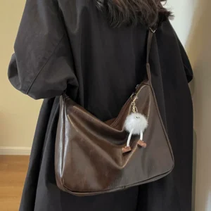 Large-Capacity For Women 2026 New Fashion Versatile Casual Shoulder Student Work Clothing Crossbody Tote Bag