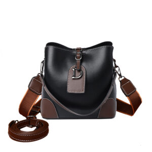 Suni niche light luxury women’s high-end texture bucket 2026 new retro fashion single shoulder crossbody bag