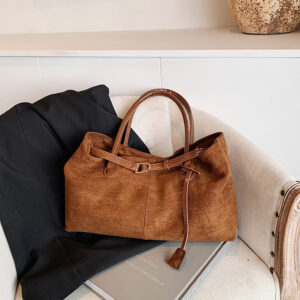 Retro Style Large Capacity Women’s Tote Casual Shoulder Handbag For Autumn Winter 2026 High End Underarm Bag