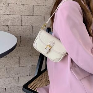 Women’s high-end shoulder armpit bag, fashionable and versatile niche design, Korean version cloud cross-body small