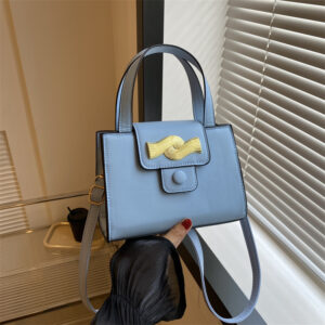 Bags texture handbag solid color casual women’s bag 2026 new fashion single shoulder crossbody small square