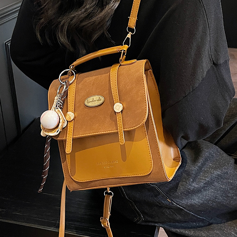 High End Women's Buckle Backpack Fashionable Crossbody Bag Retro Versatile Shoulder Handbag Style - Image 14