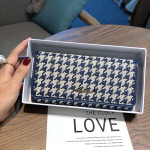 Spot delivery long wallet for women 2026 new style genuine leather multi-card slot card canvas large capacity mobile