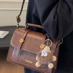 High-End Retro For Women 2026 New Early Spring Versatile Crossbody Fashionable Super Popular Hand-Held Small Square Bag