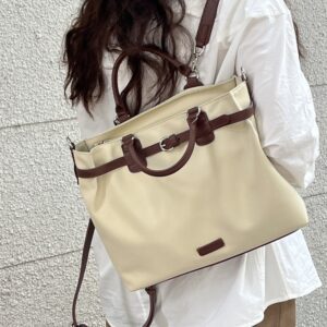 Fashionable laptop 13 inch backpack, commuting large capacity crossbody tote bag, women’s backpack
