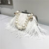 white + pearl chain