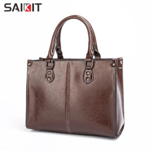 genuine leather women’s casual shoulder fashion messenger trendy all match retro style bag for women