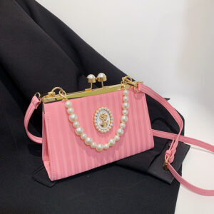 This summer’s trendy design pearl handbag 2026 new ins niche retro texture shoulder women’s bag