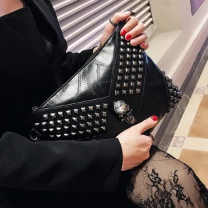 Clutch 2026 New Model Launched Personalized Large Capacity Top Quality Skull Decorated Armpit High-end Unisex Crossbody