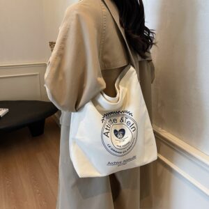 Canvas Large Capacity 2026 New Spring Summer Casual Versatile Crossbody Simple Commuter Shoulder Bag For Women