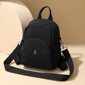 2026 New Lightweight Solid Color Outdoor Travel Bag Cross-border Multi-functional Women’s Backpack