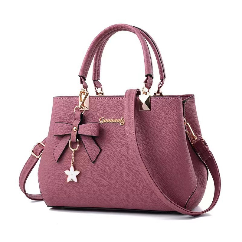 Women's Bags trend large capacity handbag texture shoulder messenger bag - Image 3