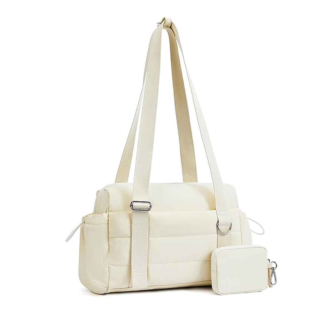 Women's Mini Duffel Shoulder Bag With Wet Compartment New Functional Bags Gym Tote - Image 3