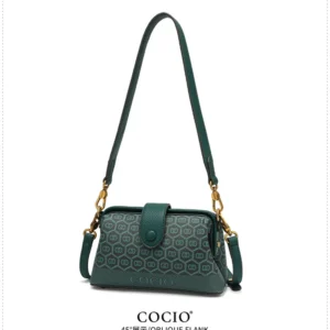 COCIO Designer Shoulder Bags Womans New Small Square Simple Versatile Wallet Summer Mobile Bag