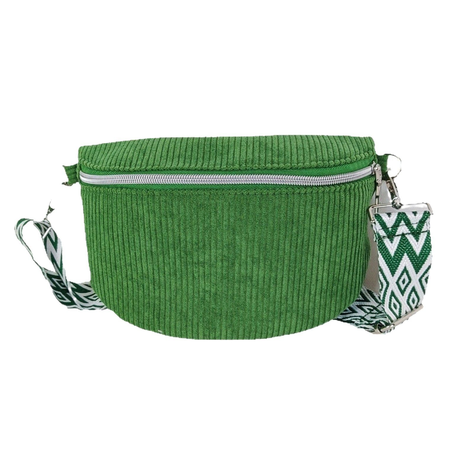 2026 Hot-Selling New Crossbody Fresh Style Women's Fashion Versatile Striped Corduroy Waist Bag - Image 5