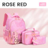3295# Rose Red Lunch Box Bag