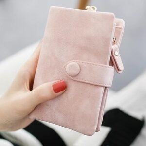 Cross-Border New Matte Wallet Short Korean Version Student Fresh Cute 70% Off Multiple Card Slots For Women