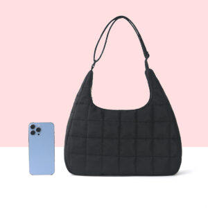 Fashion Tote High-end Sense, Large-capacity Cotton Autumn And Winter Simple Down Bag, Shoulder Bag.