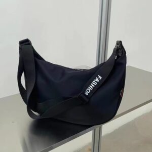 Niche Minimalist Dumpling Bag For Women, New Oxford Cloth Sporty Crossbody Shoulder Bag, Large Capacity Casual Daily