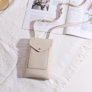 Lychee Texture High-Quality Lightweight Compact Crossbody Women’s Phone Versatile Fashion Mini Bag