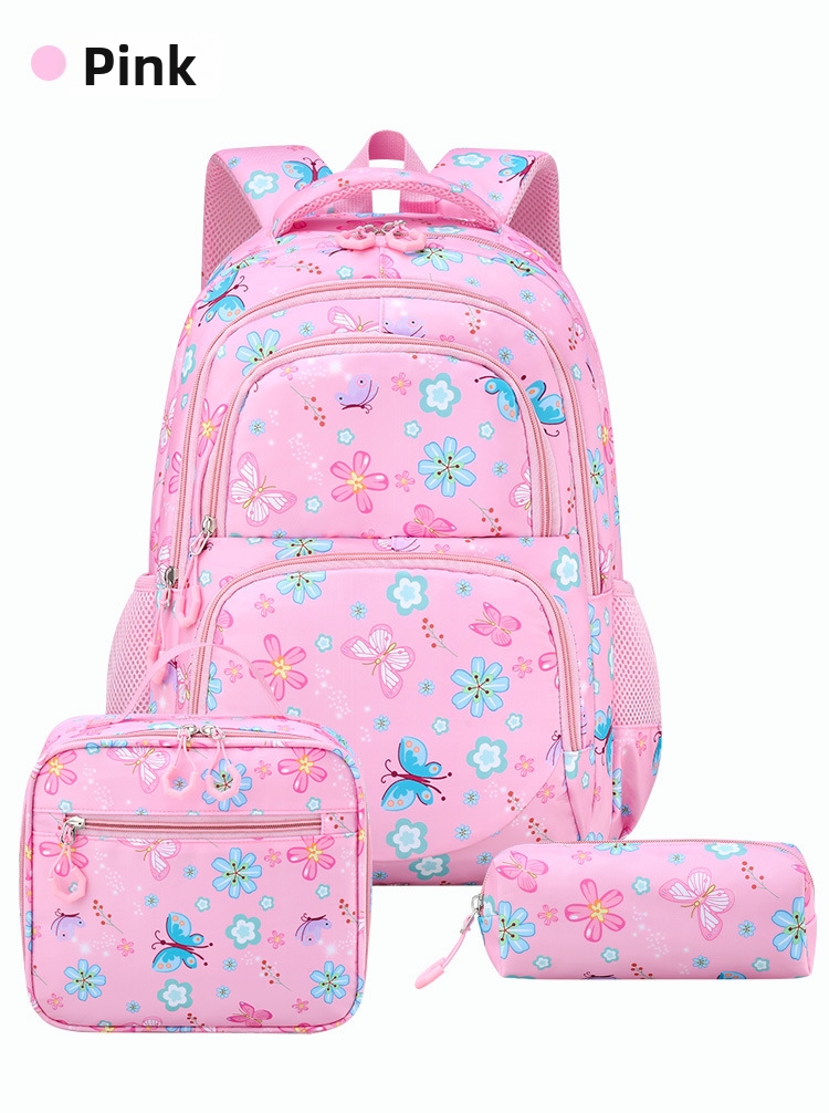 New Style Schoolbag For Girls Grades 3-6 Shoulder Support Lightweight Large Capacity - Image 5