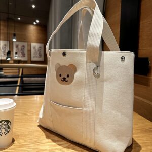 ladies Handbags Large Capacity Mother And Baby Mummy Canvas Handbag Stroller Hanging Tote Bag