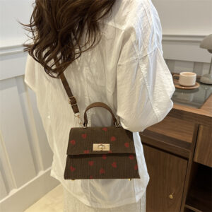 Trendy Spring/Summer New Shoulder Fashion 2026 Simple And Elegant Casual Textured Crossbody Small Square Bag For Women
