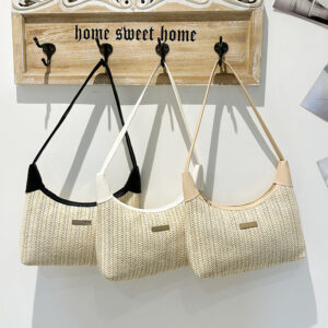 Trendy And Popular Niche Straw Woven For Women 2026 New Summer Versatile Crossbody Bag Outdoor Small Handbag