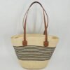 Beige with black stripes