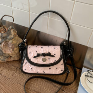French-style Fashion Niche Butterfly Shoulder Bag For Women, 2026 Summer New Multi-use Crossbody Bag, Textured Backpack