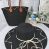 Hand-stitched pouch - Black