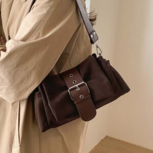 Niche Design Casual Small Square Bag, Simple Unique, Fashionable And Trendy Handbag, New Women’s Textured Shoulder Bag