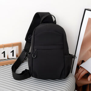 Casual Men’s Breast Travel Single Shoulder Multi-functional Crossbody Backpack Simple Youth Outdoor Universal Bag