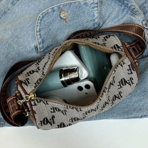 Retro Printed 2026 Casual Fashion Shoulder Women’s Commuter Versatile Crossbody Bag Women