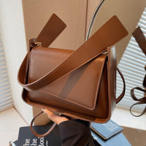 French-style Niche Designer For Women, 2026 Autumn Winter New Trendy Unique Ins-style Fashion PU Shoulder And Crossbody