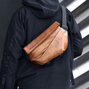 Outdoor Cycling Messenger Sports Chest Men’s Large Capacity Commuting Shoulder Bags Trendy Brand