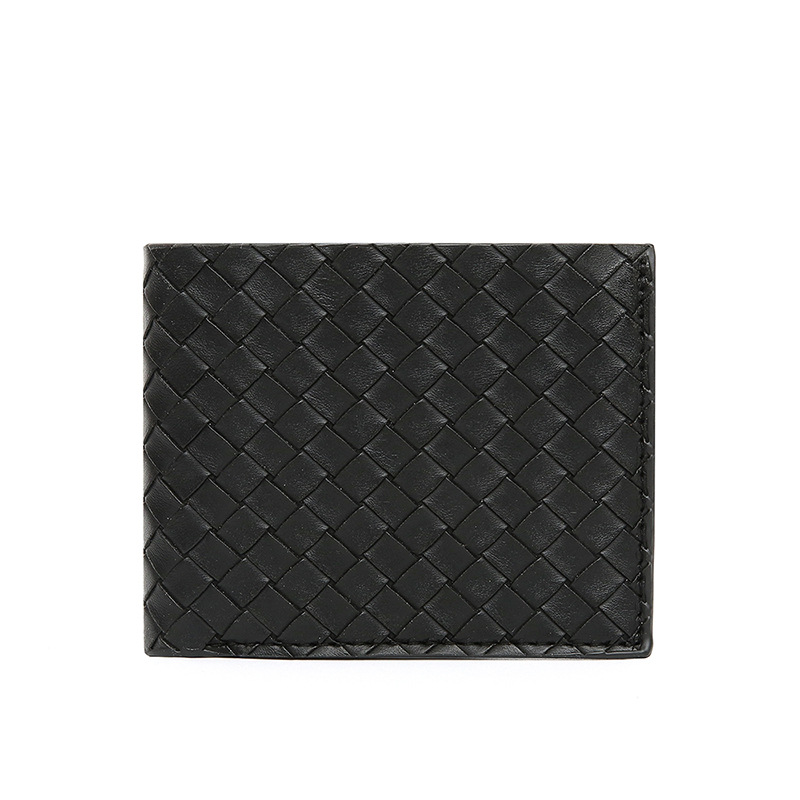 Woven Short Youth Card Wallet Multi-function Horizontal Men's Bag - Image 6