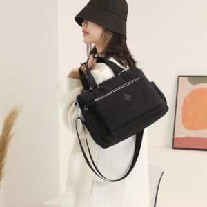 Colorful Fox Women’s New Fashion Trend Shoulder Multi-layer Water-Repellent Nylon Backpack Casual Sports Crossbody Bag