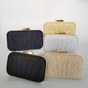 Evening Pleated Flap Bridal Dress Clutch Bag