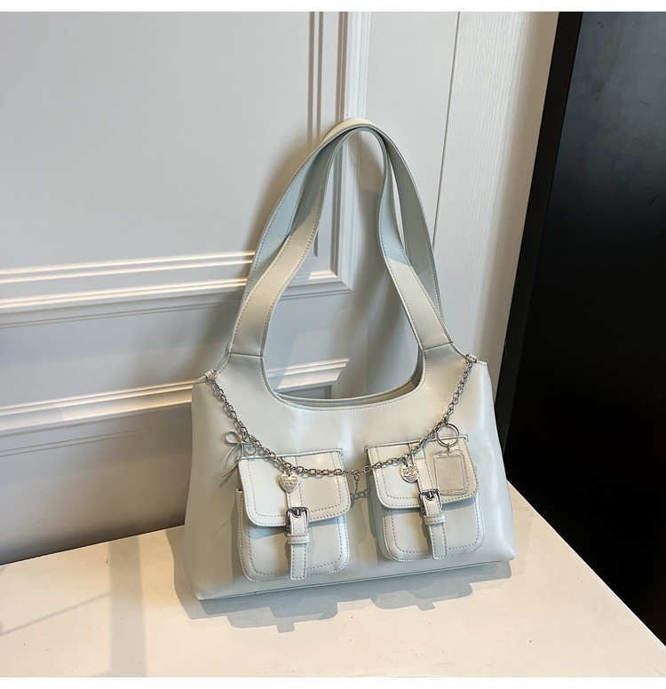 Women's Bags New Style Going Out Chain Motorcycle Trend All Match Hobo Bag Handbag - Image 7