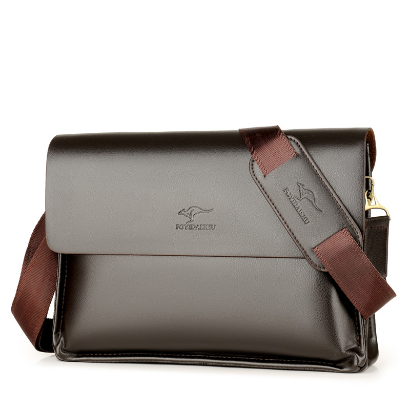 Luggage & Bags New Business Messenger Men's Trendy Shoulder Bag One Piece Cross Border Delivery - Image 8