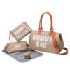 Khaki three small bags diaper