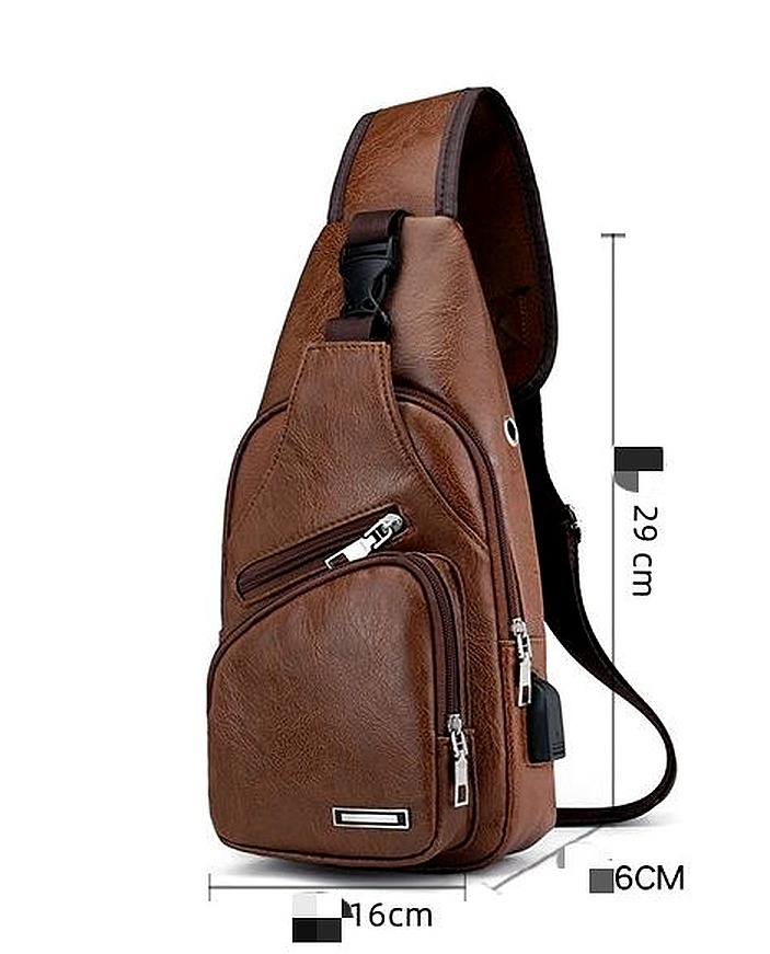 New Breast Shoulder Men's Messenger Waist Bag Multifunctional Outdoor Small Backpack - Image 8