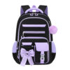 Black and purple single bag