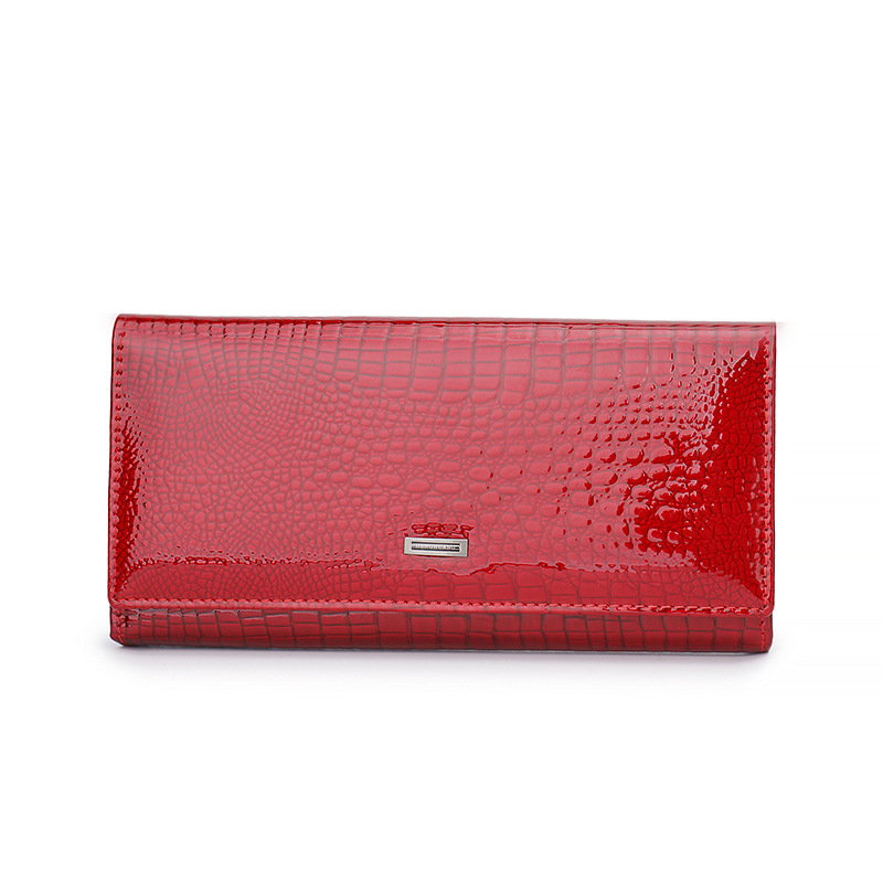 Fashion Magnetic Zippered Women's PU Leather Wallet (Long Version) - Image 6