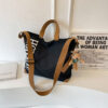 Canvas bag black without
