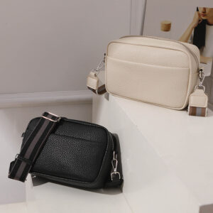 Trendy 2026 New Solid Color PU Crossbody Women’s Ladies’ Shoulder Small Square Bag